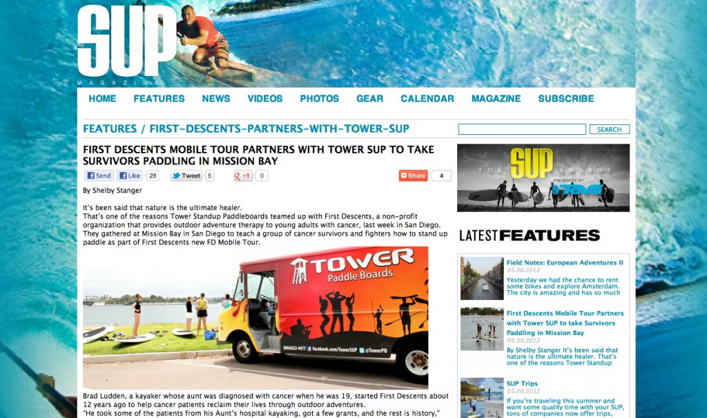 SUP mag screen shot